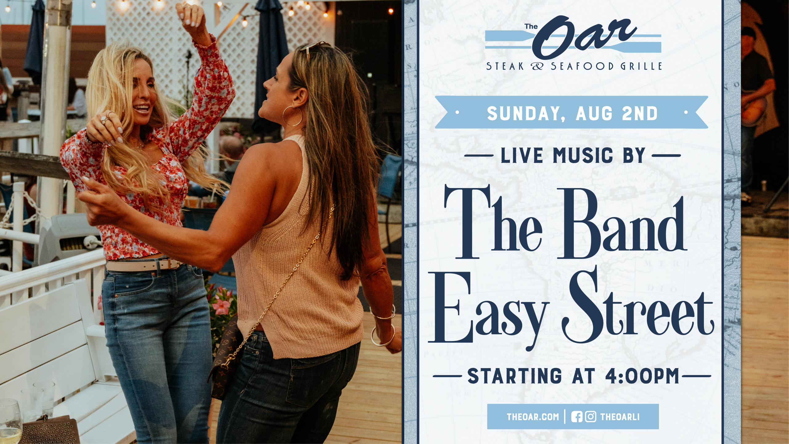The Band Easy Street live is just the thing you need on a Sunday at 4:00 pm.
