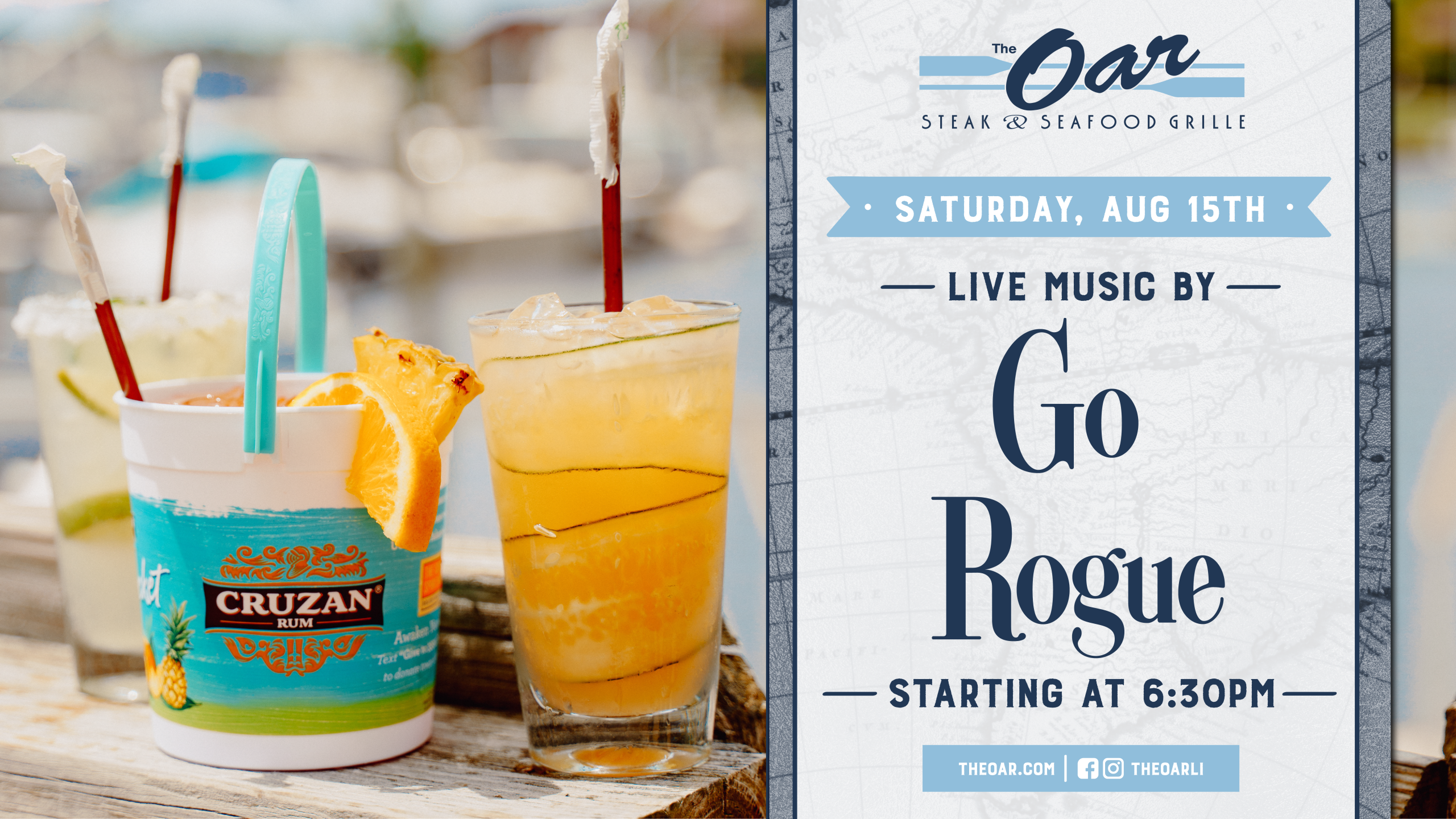 Join us to go see music from Go Rogue at 6:30 pm.