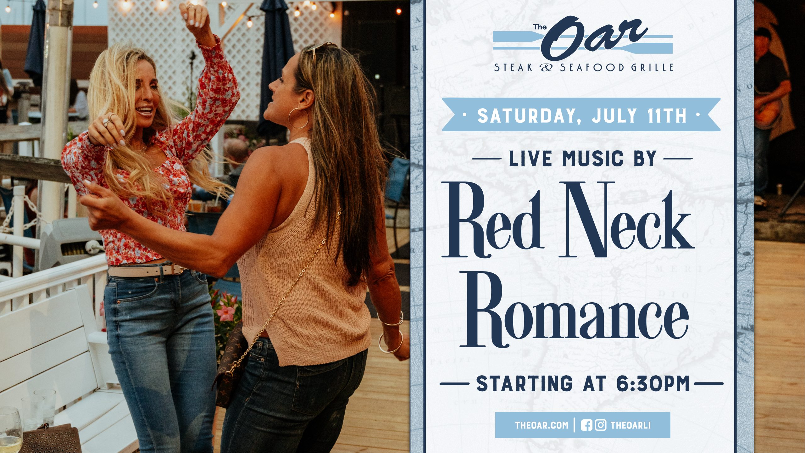 Feeling romantic? Join us for music by Red Neck Romance. Music starting 6:30 pm.