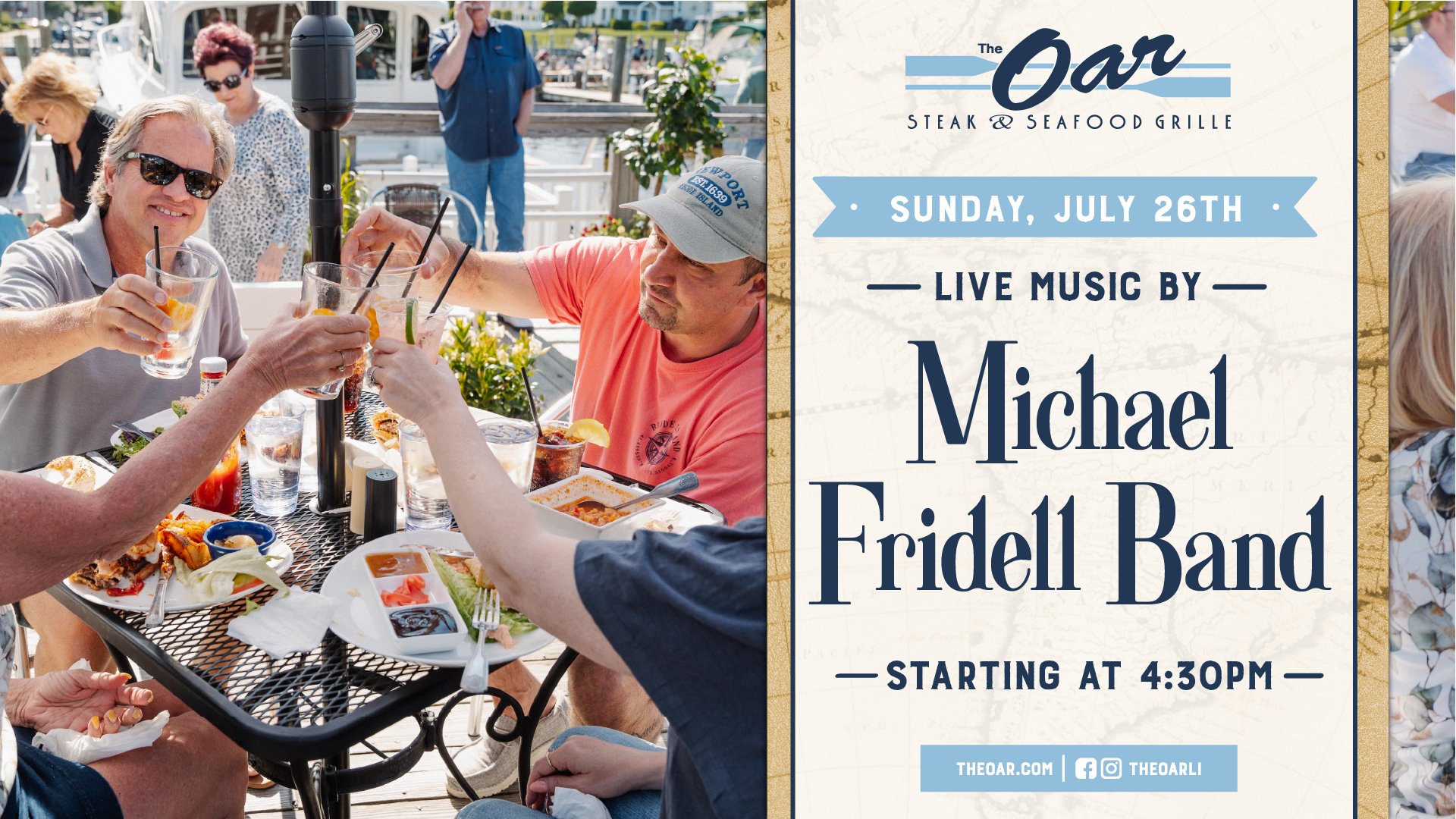 Michael Friedell Band performing live! Music starts at 4:30 pm.