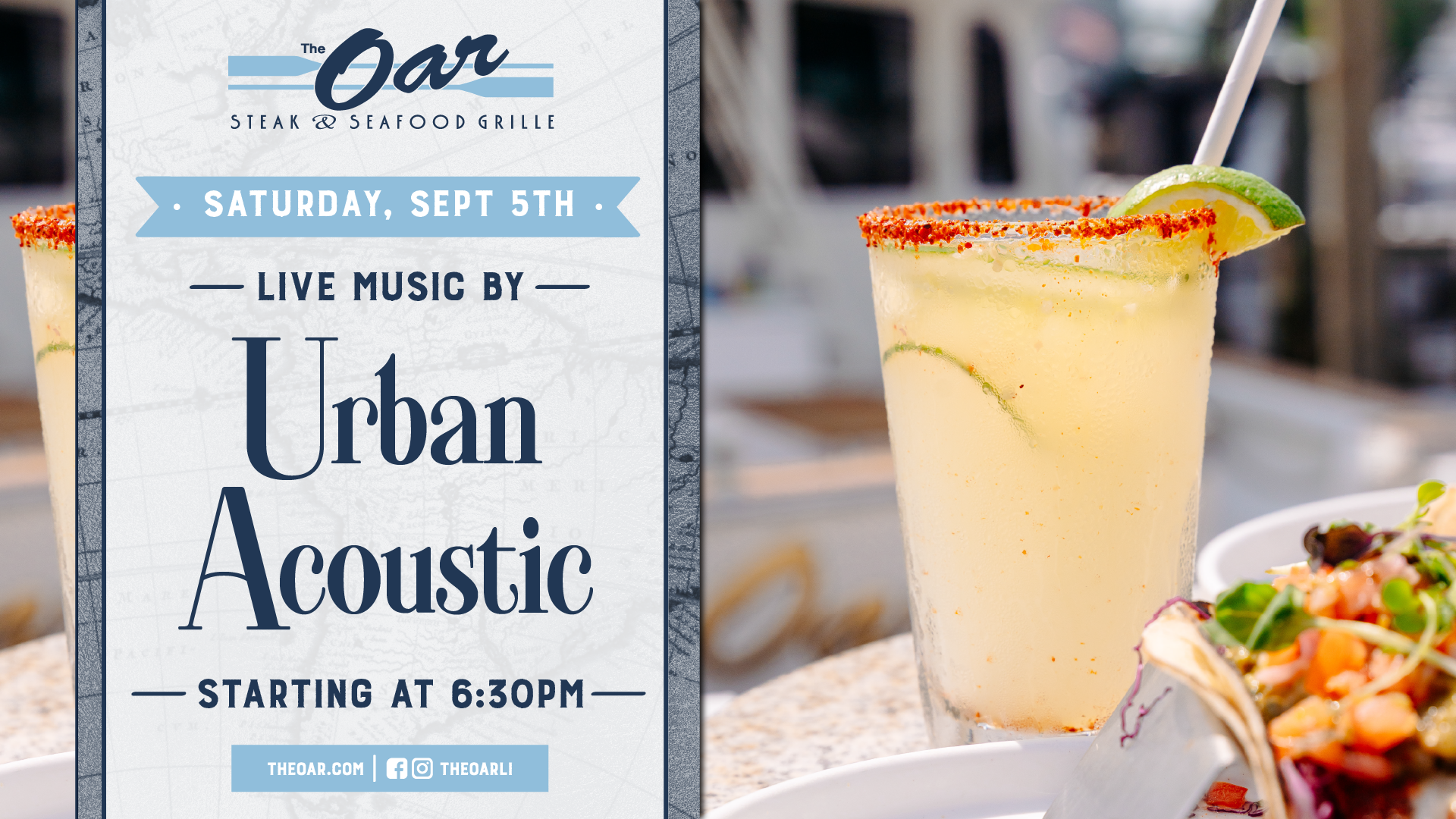 Urban Acoustic takes the stage on Saturday, September 5th at 6:30PM!