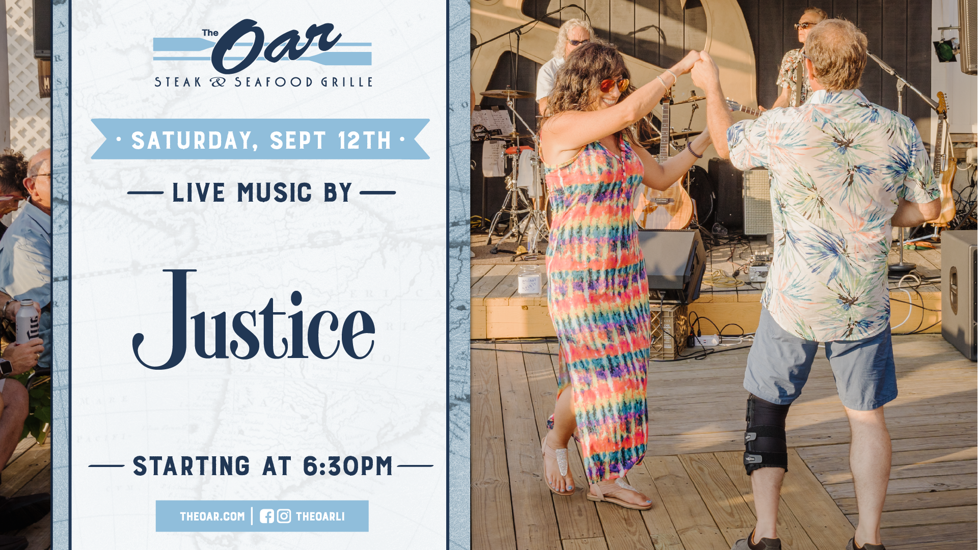 Join us as Justice takes the stage on Saturday, September 12th at 6:30PM.